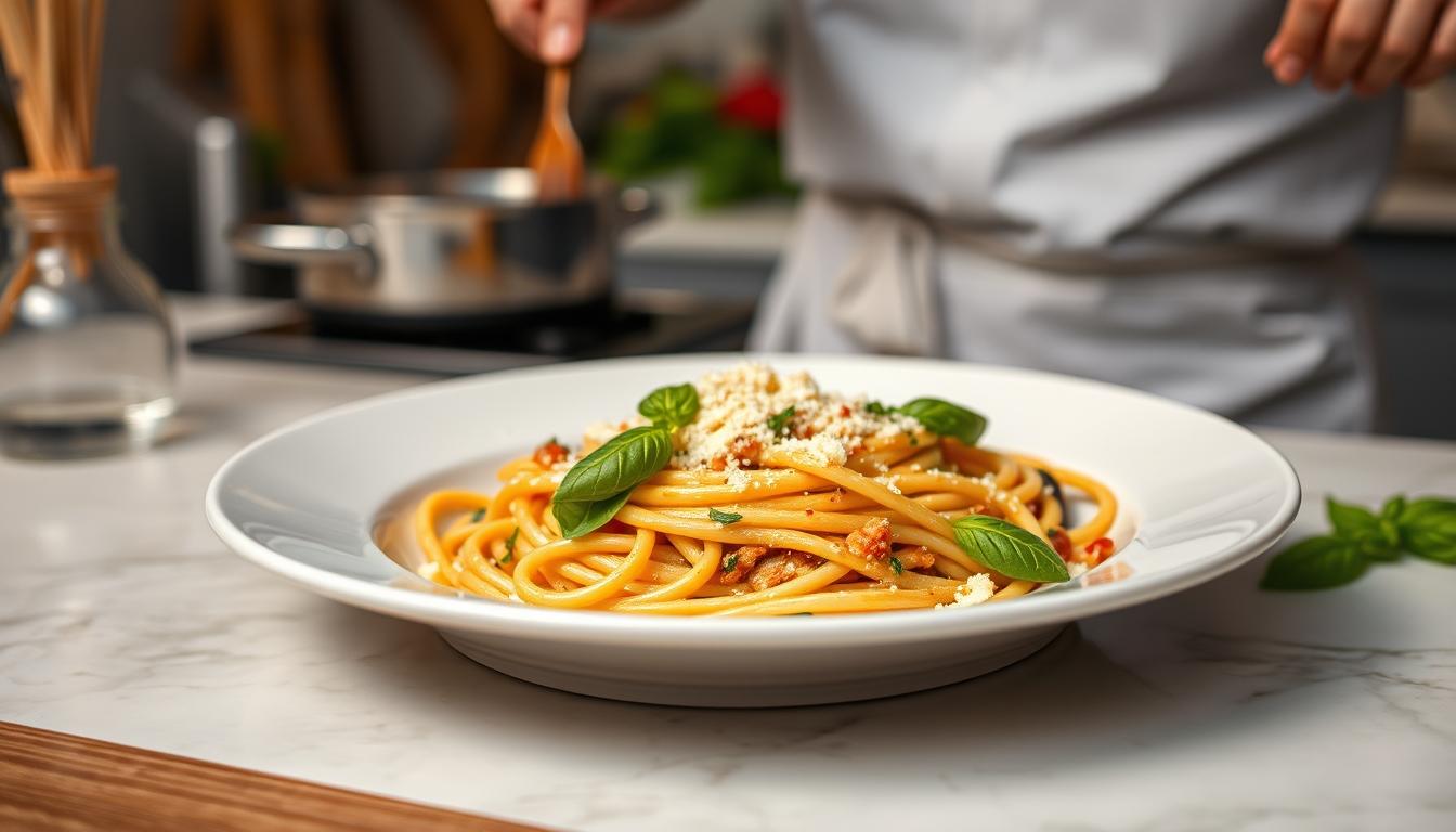 Fresh seasonal cooking dish