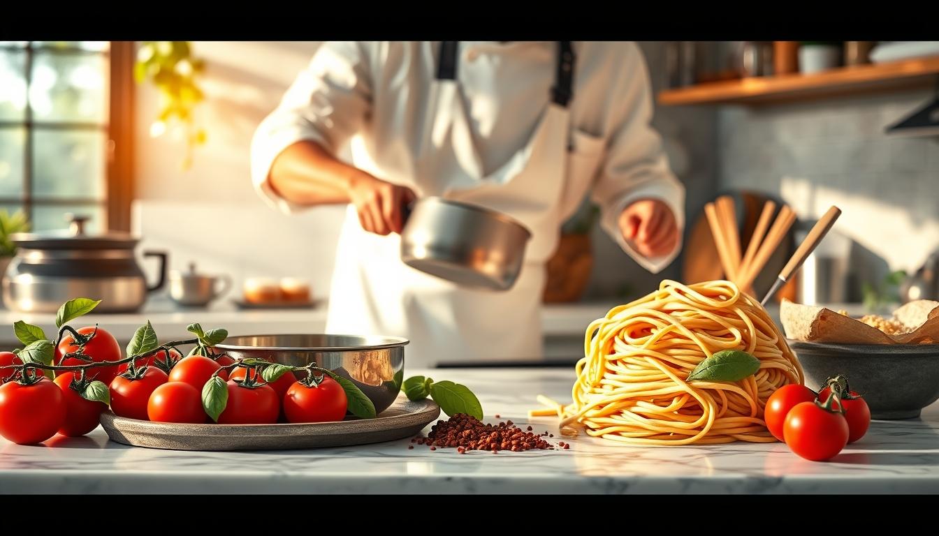 Freshly baked homemade cake in a kitchen setting